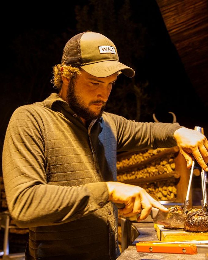 Saffa Button up shirt at a braai